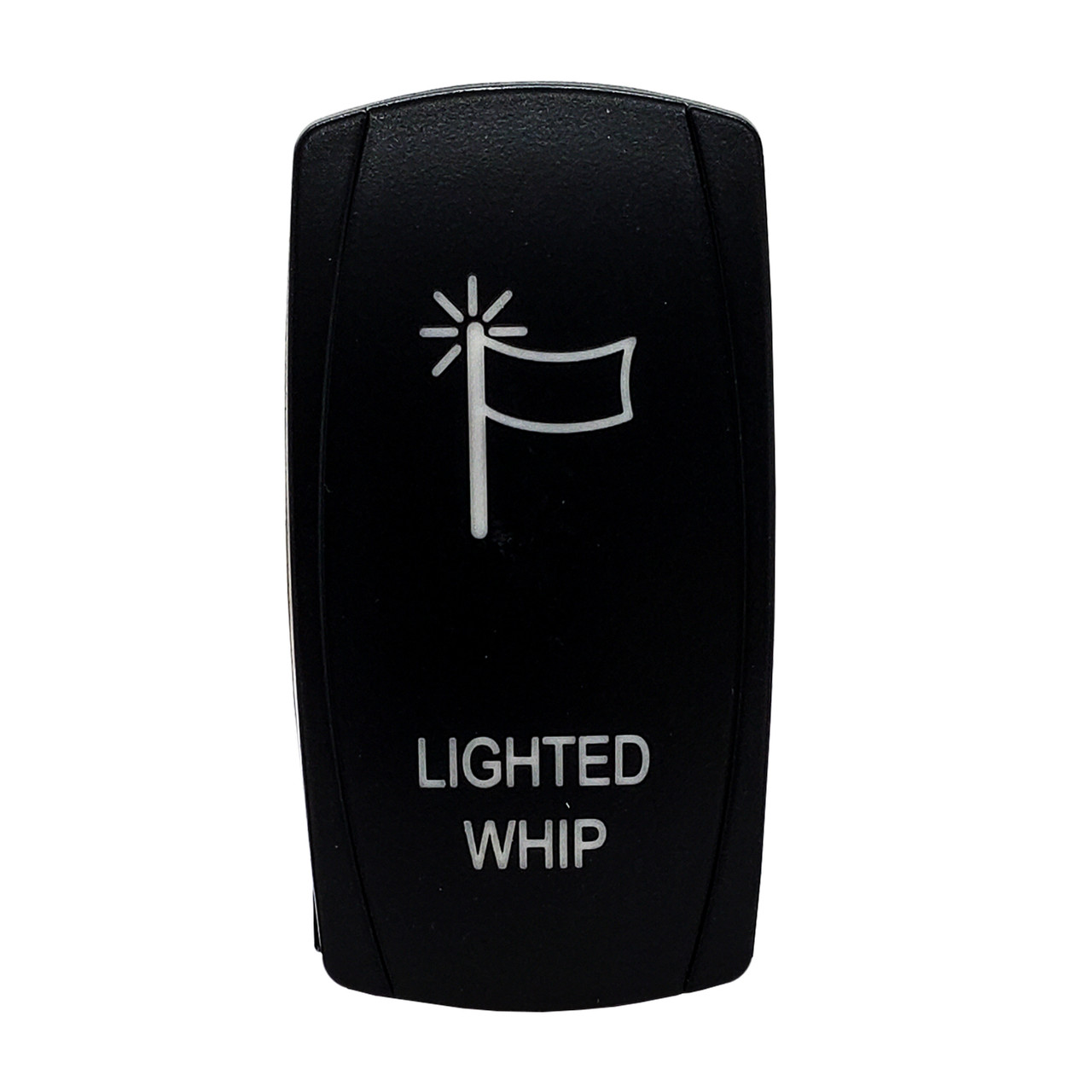 LIGHTED WHIP OZ-USA® On/Off Rocker Switch 4-Pin SPST Laser-Etch
