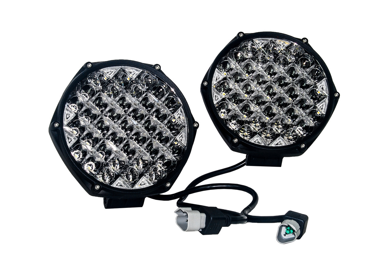 5 In Led Light Bar 2x5"400W 4-Row Yellow LED Fog Light Bar Spot - Foto 3
