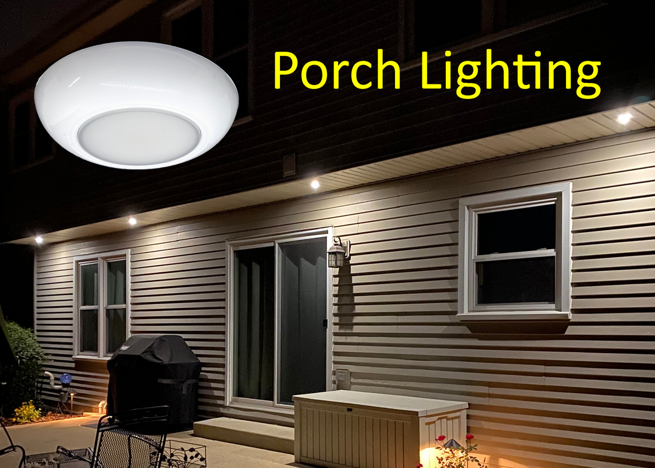 12V LED RV Ceiling Dome Light - 48 LEDs, 10W, Aluminum - Interior Lighting For Camper, Trailer, Boat