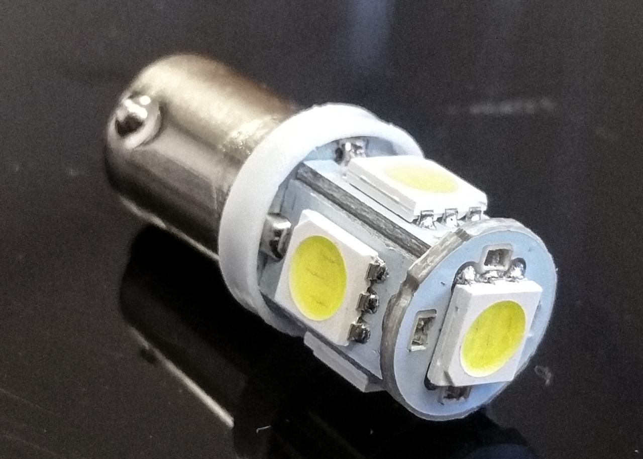 10 LED T11 BA9S 5 SMD 5050 Bianco - Lampadine Auto Wedge, 12V, 6000K - Foto 7