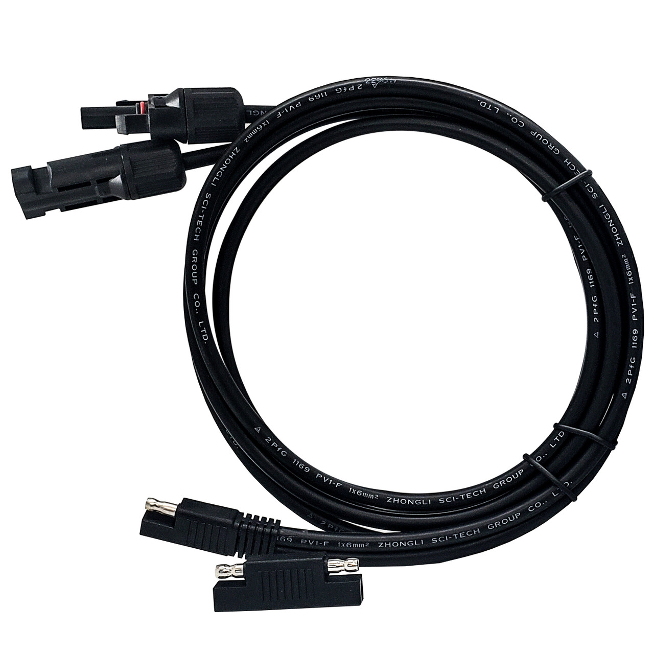 MC4 Cable To 4-Pin Aviation Male Solar Adapter For S1500/Q2000S/Q3000S