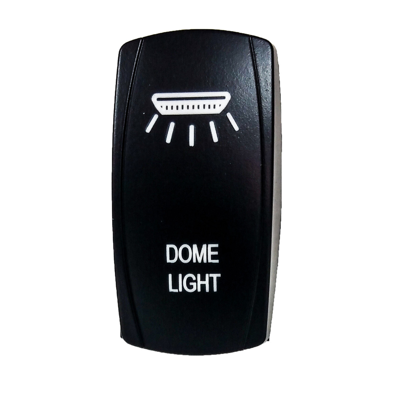 Dome Light On/Off Rocker Switch 5-Pin SPST OZ-USA® Laser Etch Blue