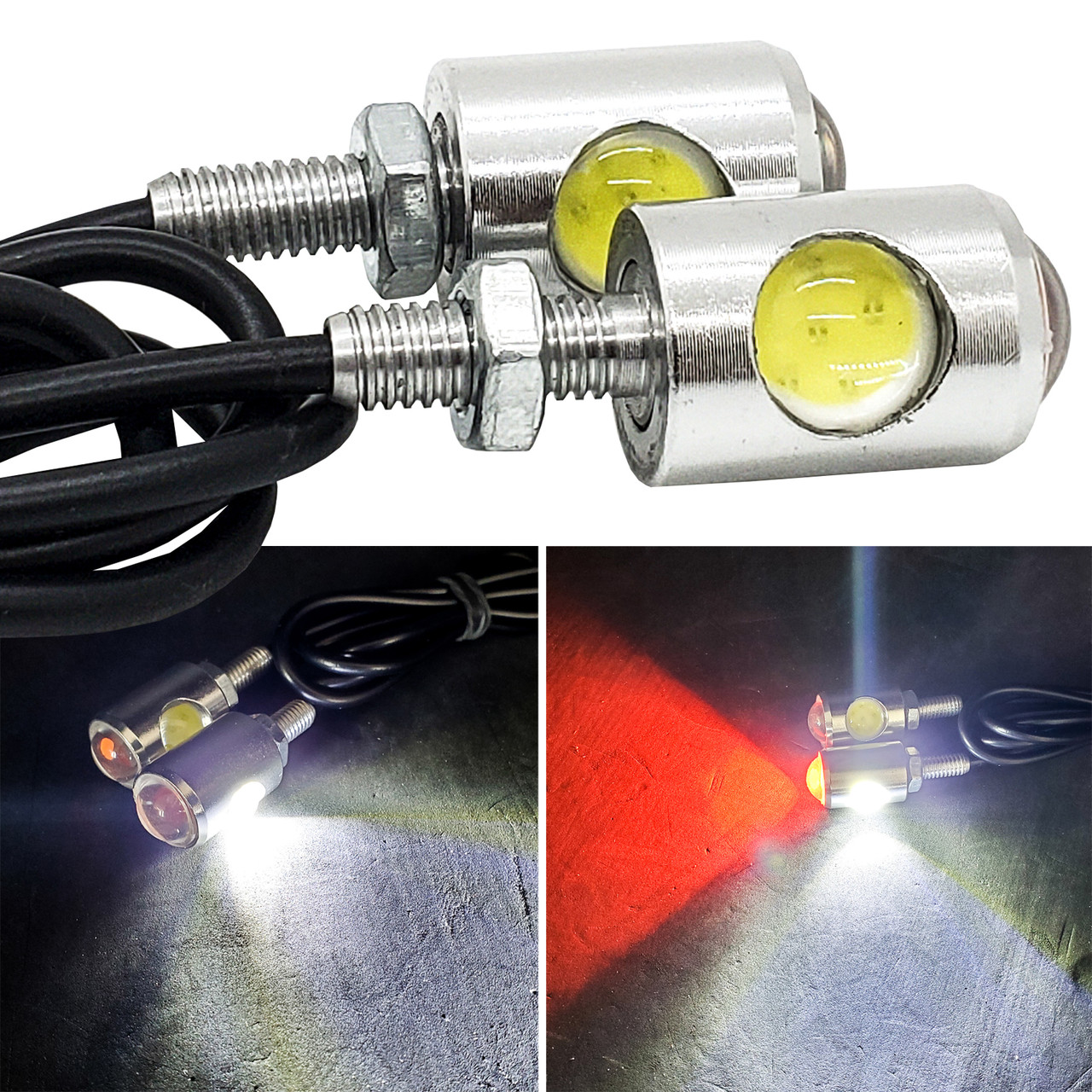 Motorcycle deals tag lights