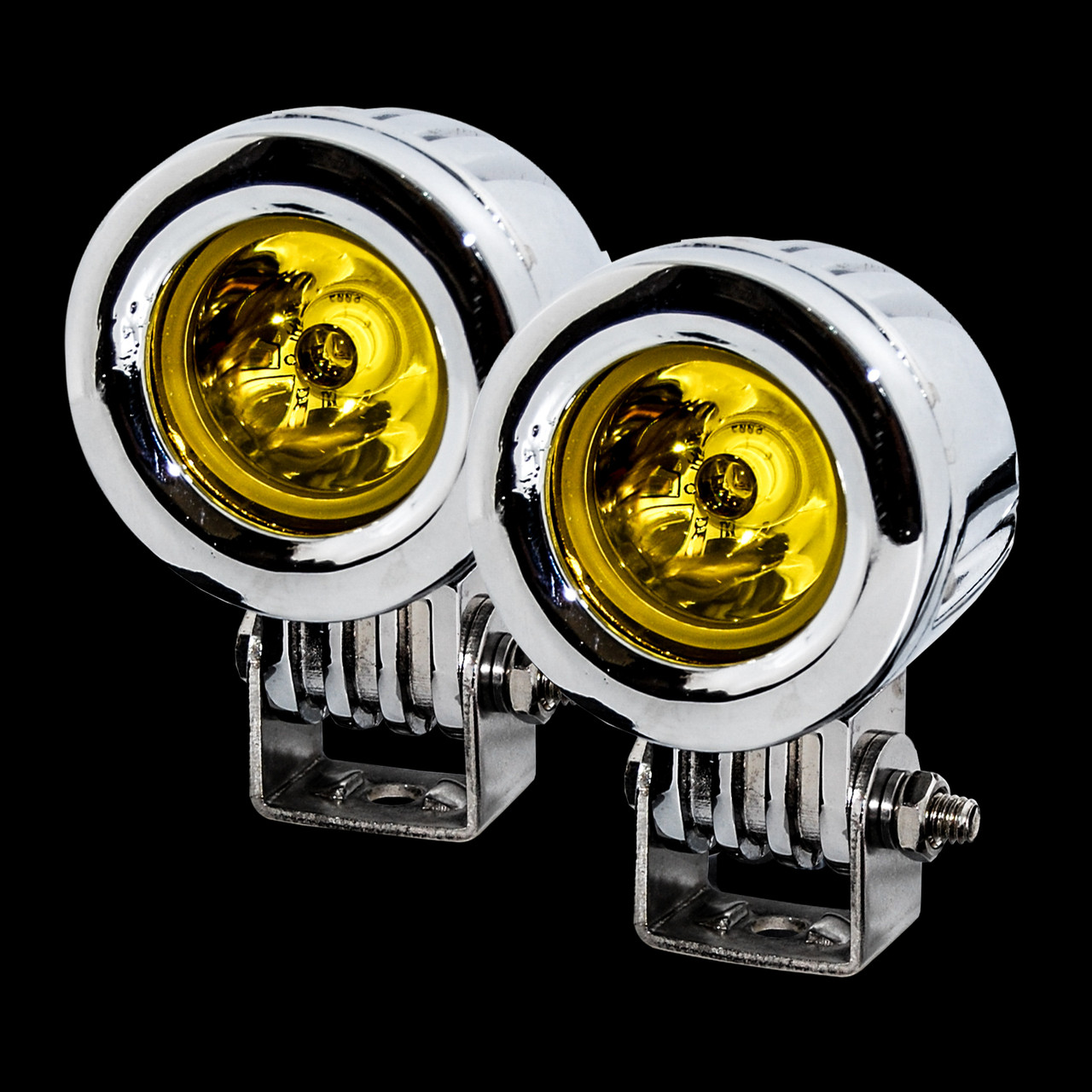 ショークロームSHOWCHROME ミニLEDドライビングライト55-365L Motorcycle / Cruiser Show Chrome Driving Lights for Engine Guards