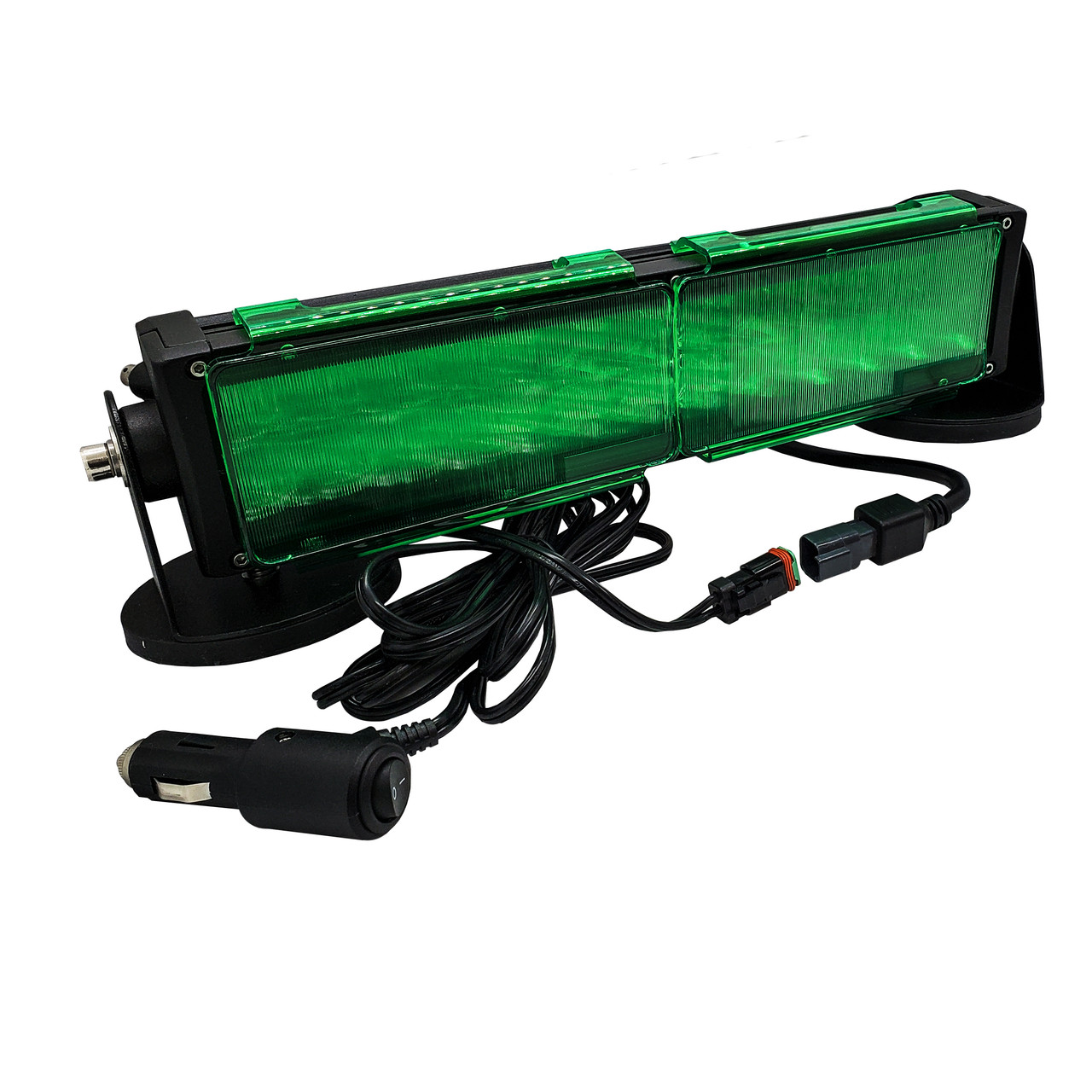 14 4D Series Hunting LED Light Bar Green Lens Magnet Mount