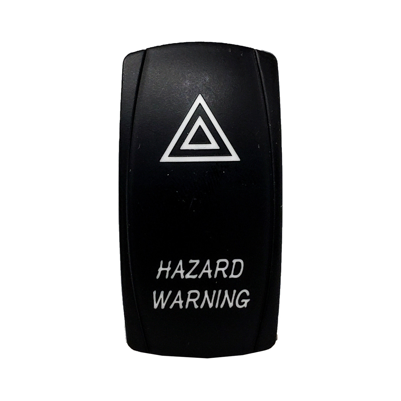 Hazard Lights On/Off Rocker Switch 4-Pin SPST Laser Etch Blue