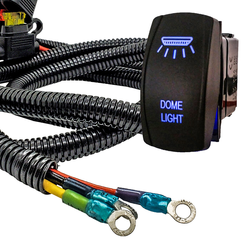 DOME LIGHTS On/Off Rocker Switch with Power Busbar Distribution