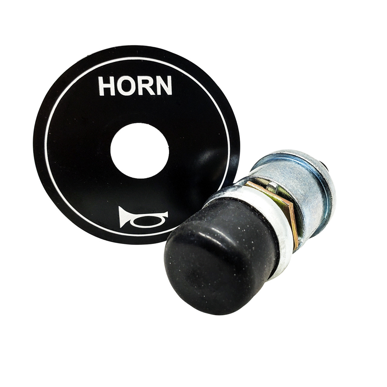 Horn Momentary Step-On Button Switch Floor-Mounted Aluminum Plate for ...