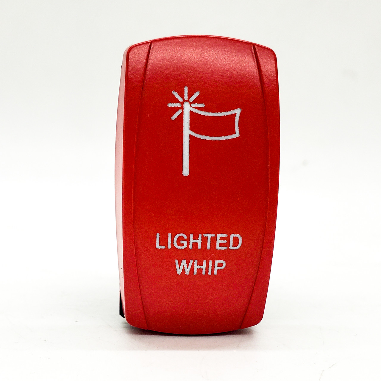 Lighted Whip On/Off Red Rocker Switch 4-Pin for Trucks UTV Golf