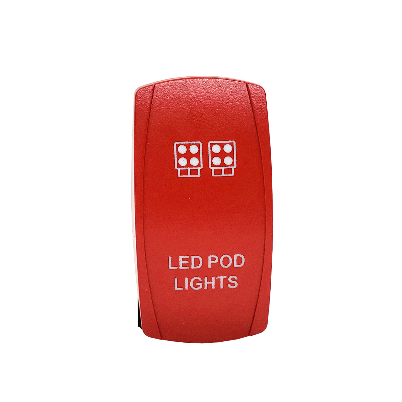 Cruscotto Dash Rocker Interruttore LED Rosso 12v 20amp 24v 10am P - Foto 10