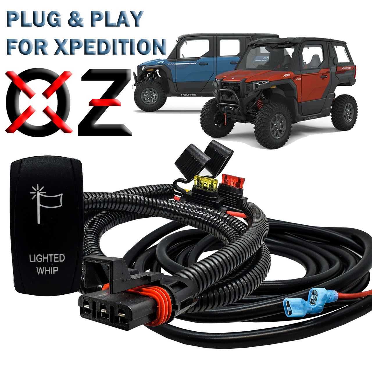 3.5 ft. Bumper Light Bar Wire Harness Plug & Play Pulse Power