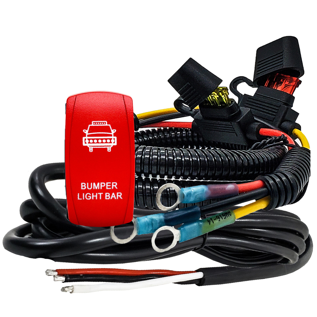 OZ-USA Feeder Rocker Switch & Power Busbar Wiring Harness Kit