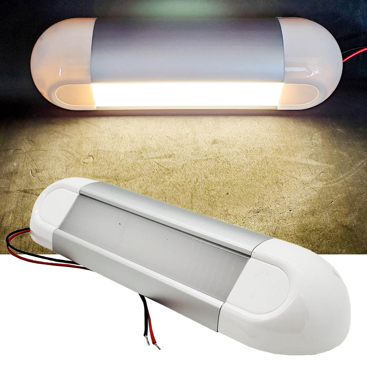 Boat Camper Trailer Light 6-Inch 12V LED RV Dome Light With Built-in Switch - Surface Mount Ceiling Light For RV, Camper, Boat & Van Interior 6-inch RV Interior Light Fixture - Foto 6