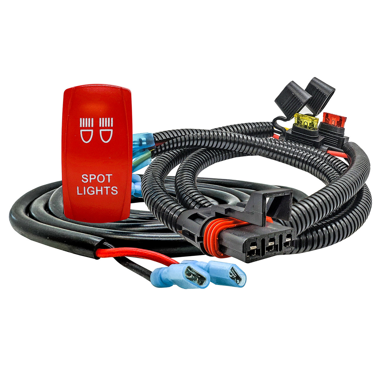 10' Pulse Power Busbar Plug Wire Harness with Laser-etched SPOT