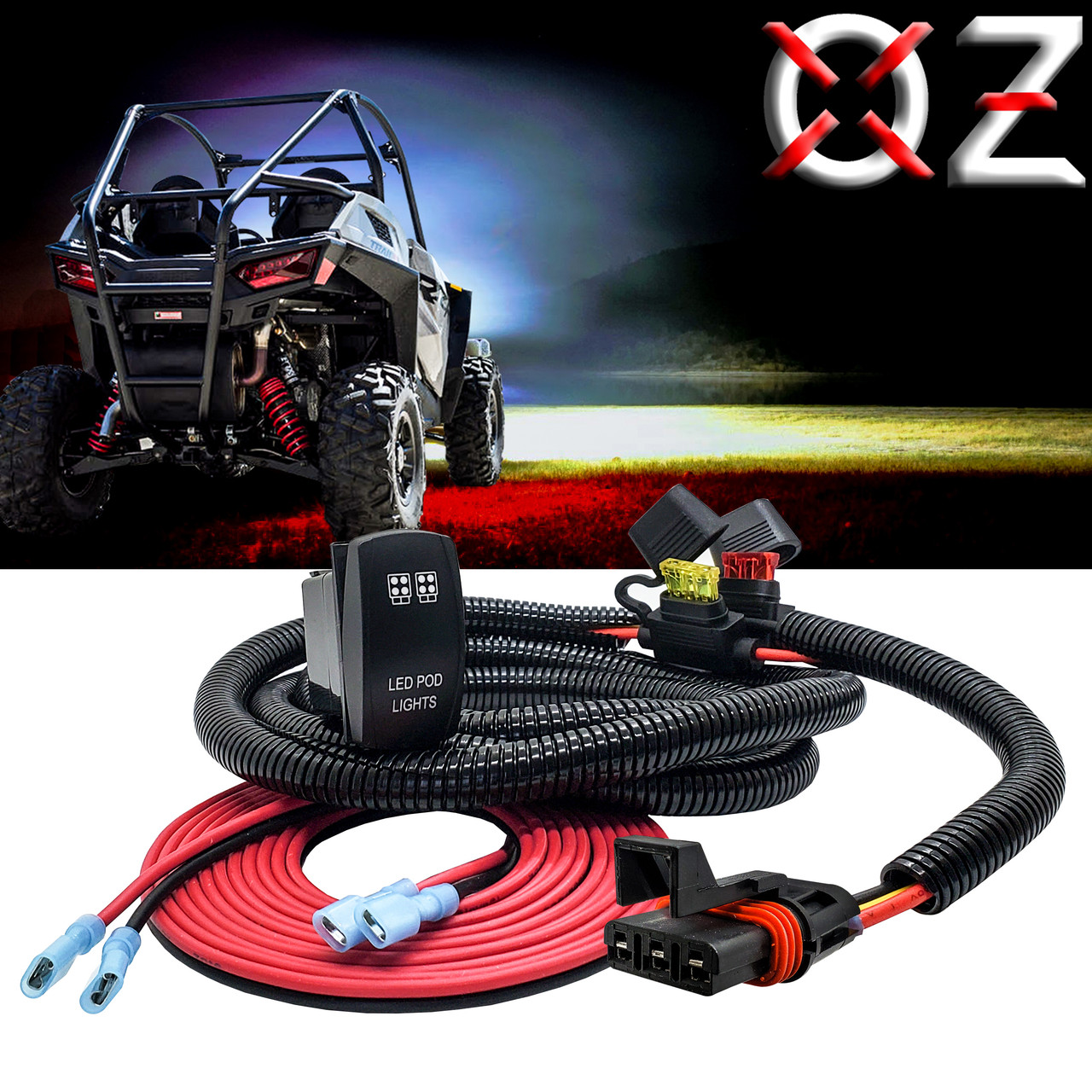 10 ft. Y-Split Wire Harness Kit with Pulse Power Busbar Plug and