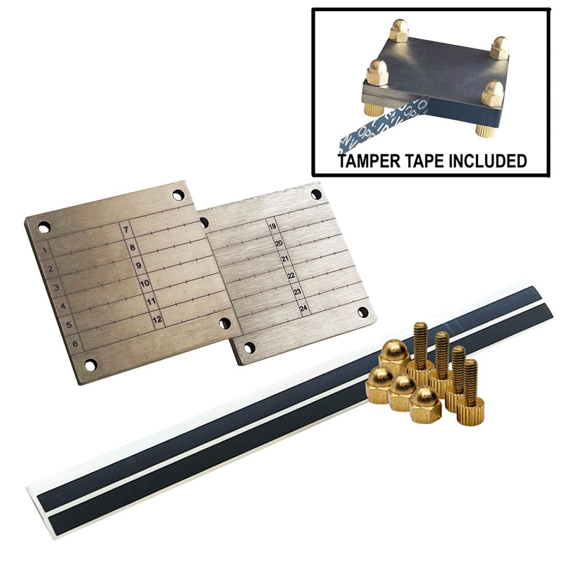 4mm Titanium Crypto Seed Phrase Recovery Cold Storage System Metal