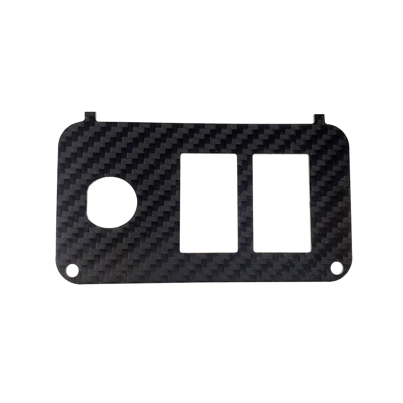 Carbon Fiber Golf Cart Key Switch Plate with Dual Laser-Etched LIGHTS ...