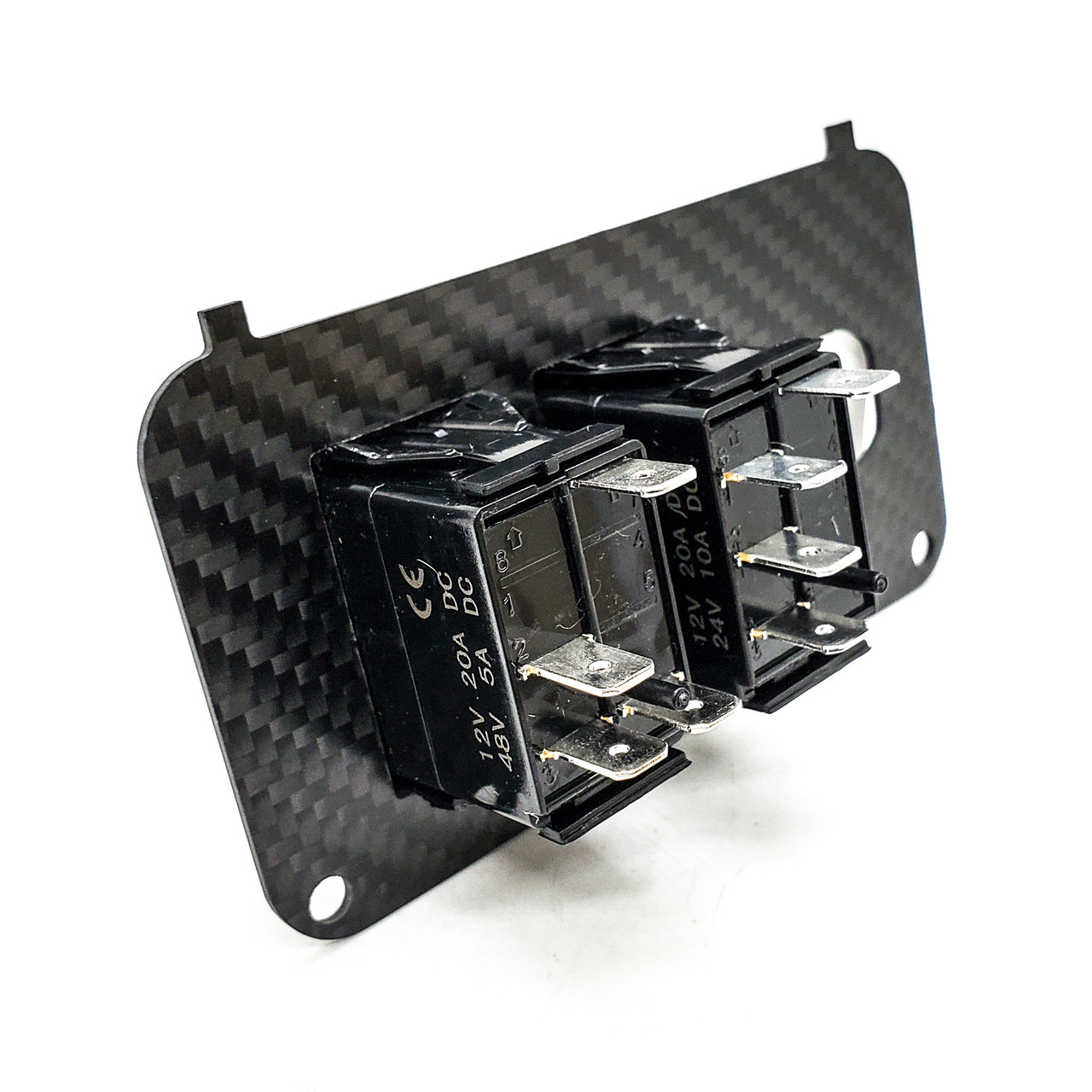 36v Rocker Switch Gear Selector R/N/D & AUX1 On/Off Rocker Switch with Carbon Fiber Golf ...