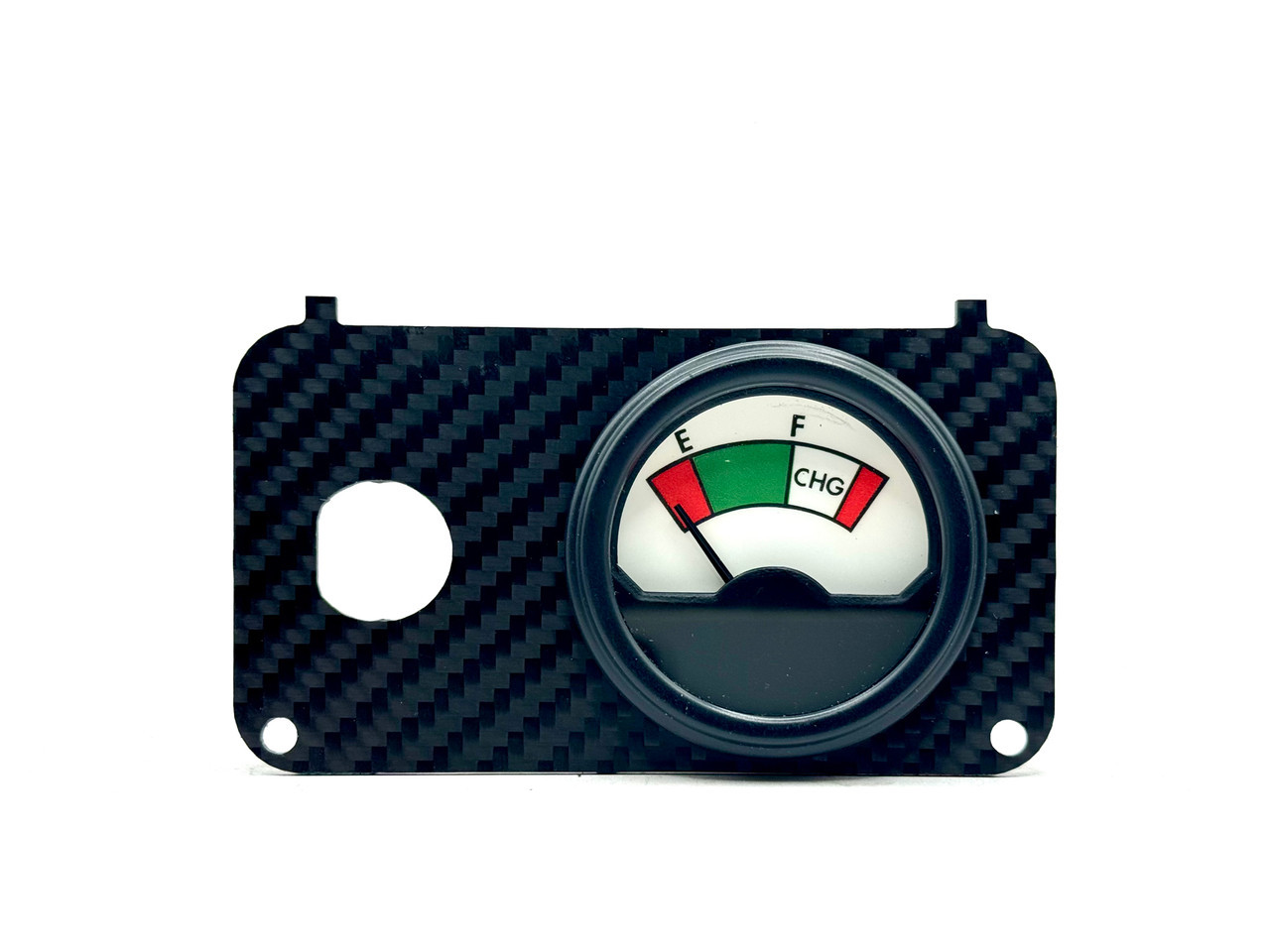 Analog State of Charge Meter 48V Carbon Fiber Golf Cart Key Switch