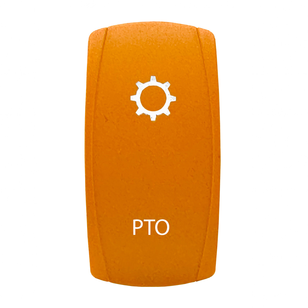Switch　イエロー PTO On/Off Yellow Rocker Switch – 4-Pin Laser-Etched White LED