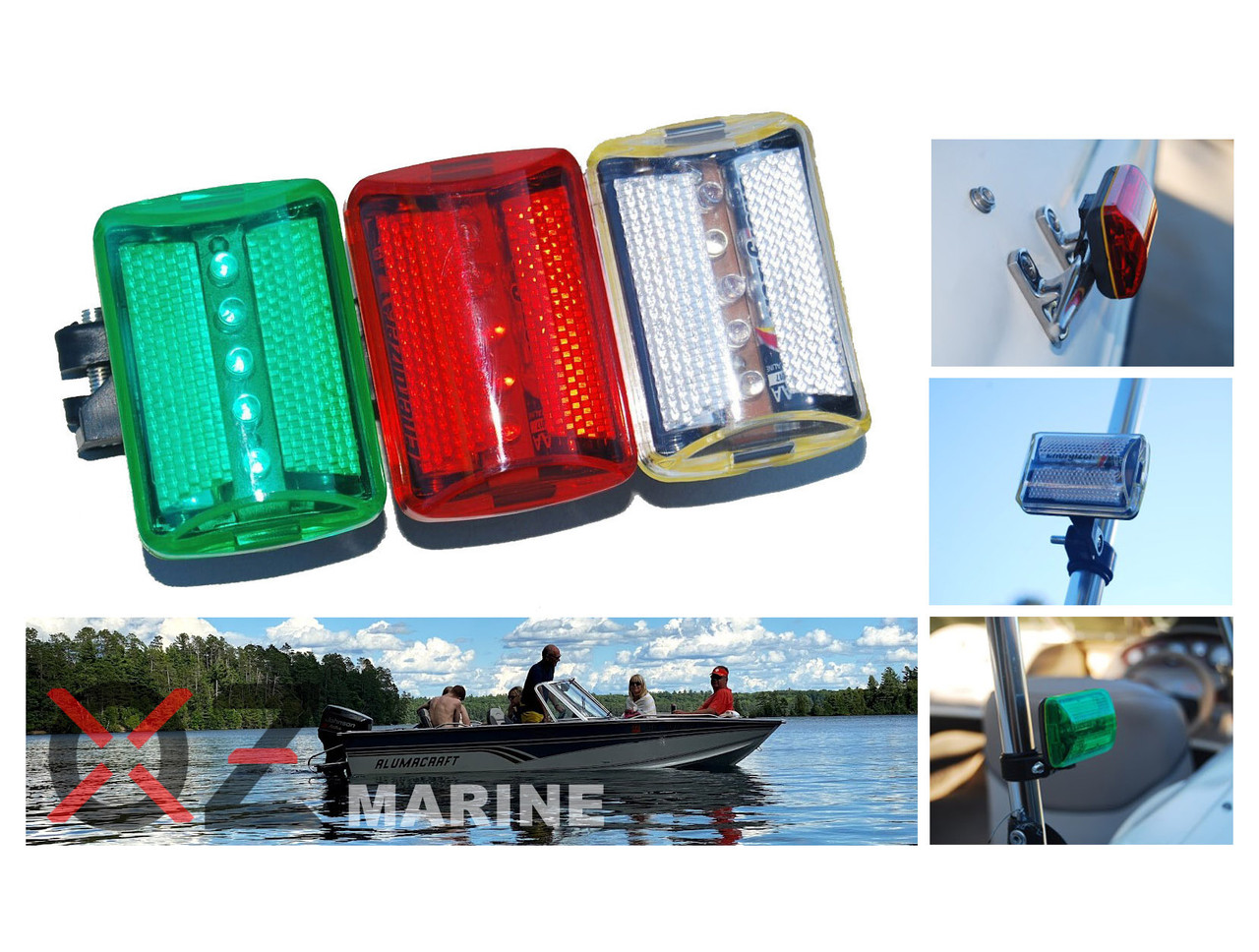 OZ® Marine Portable Navigation Lights, Wireless LED Red, 51% OFF