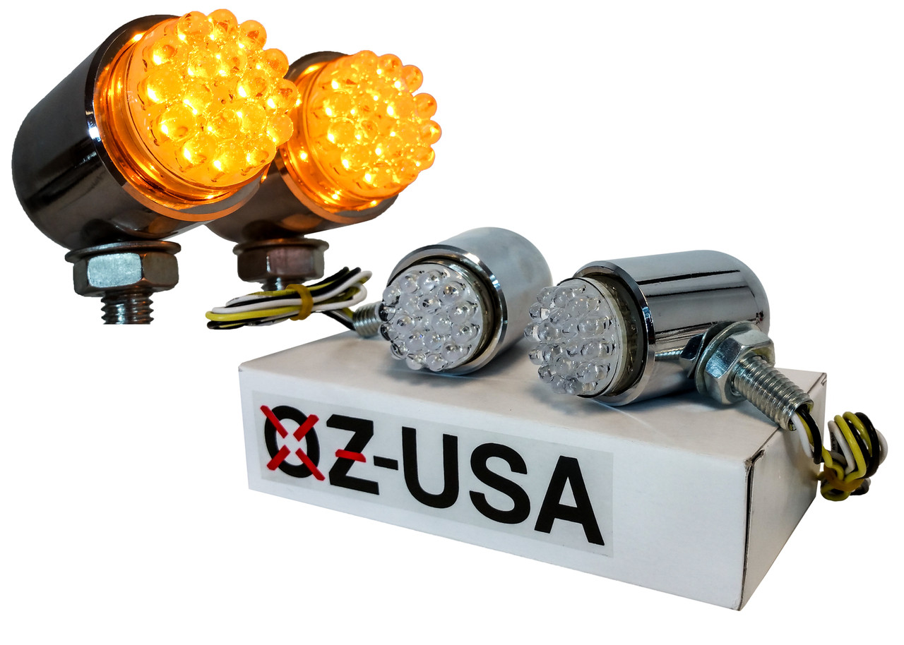 Rear Turn Signals LED Harley Davidson Sportster 883 1200 1992-22 21 New In Box - Foto 10