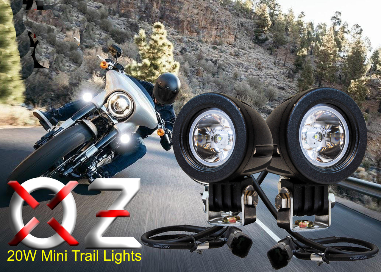 Motorcycle LED Auxiliary Light, High output, Low draw