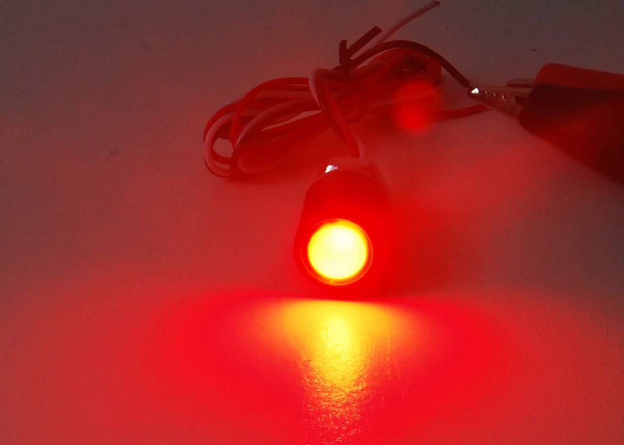 2PCS Motorcycle Screw 3-SMD LED Bolt Lamp Car License Plate Light - BLUE  10K (B)