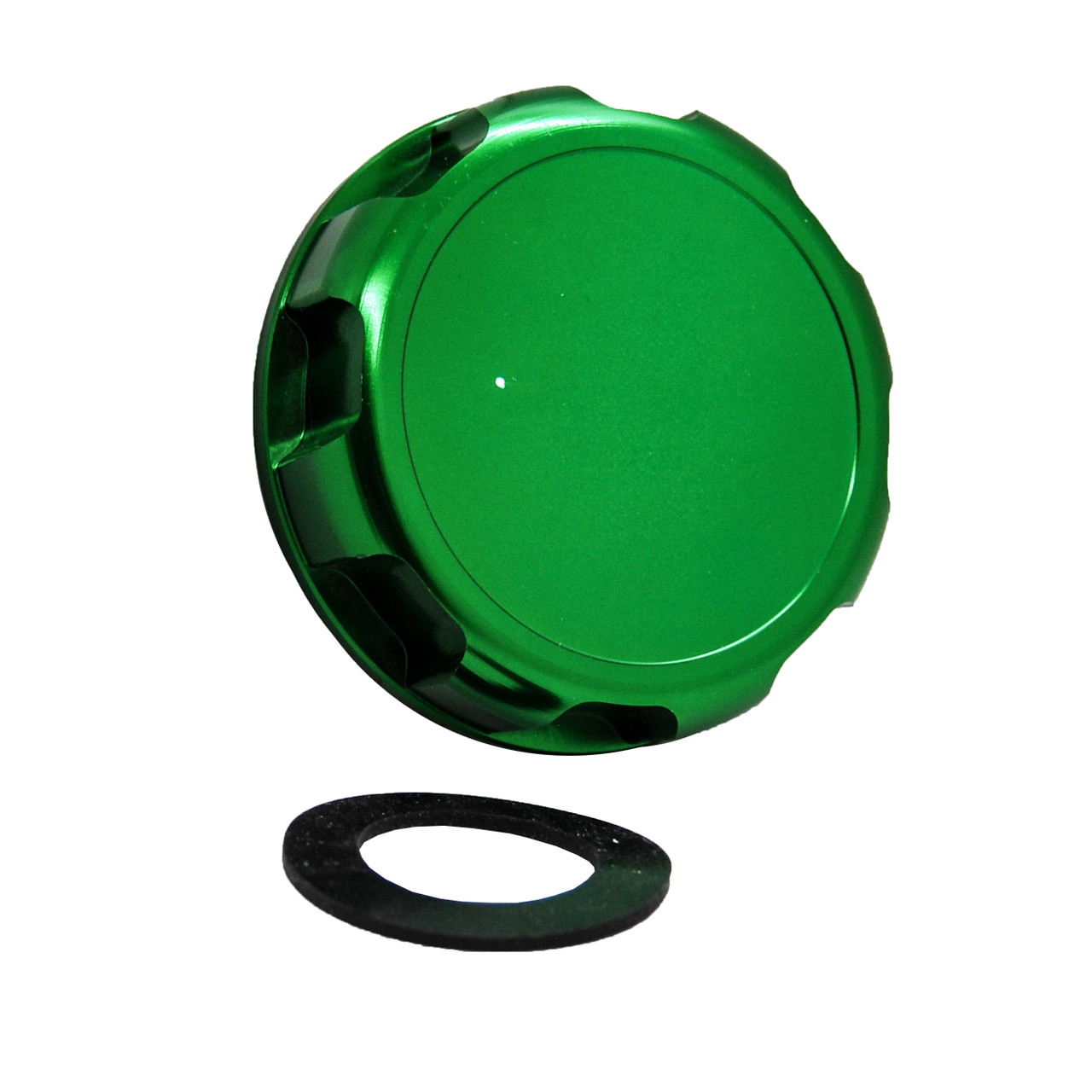 JS Billet Gas Cap Green OZ-USA® with Gasket for Kawasaki Jet 650SX