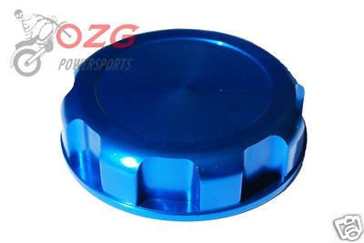 JS Billet Gas Cap Blue OZ-USA® with Rubber Gasket for Kawasaki Jet