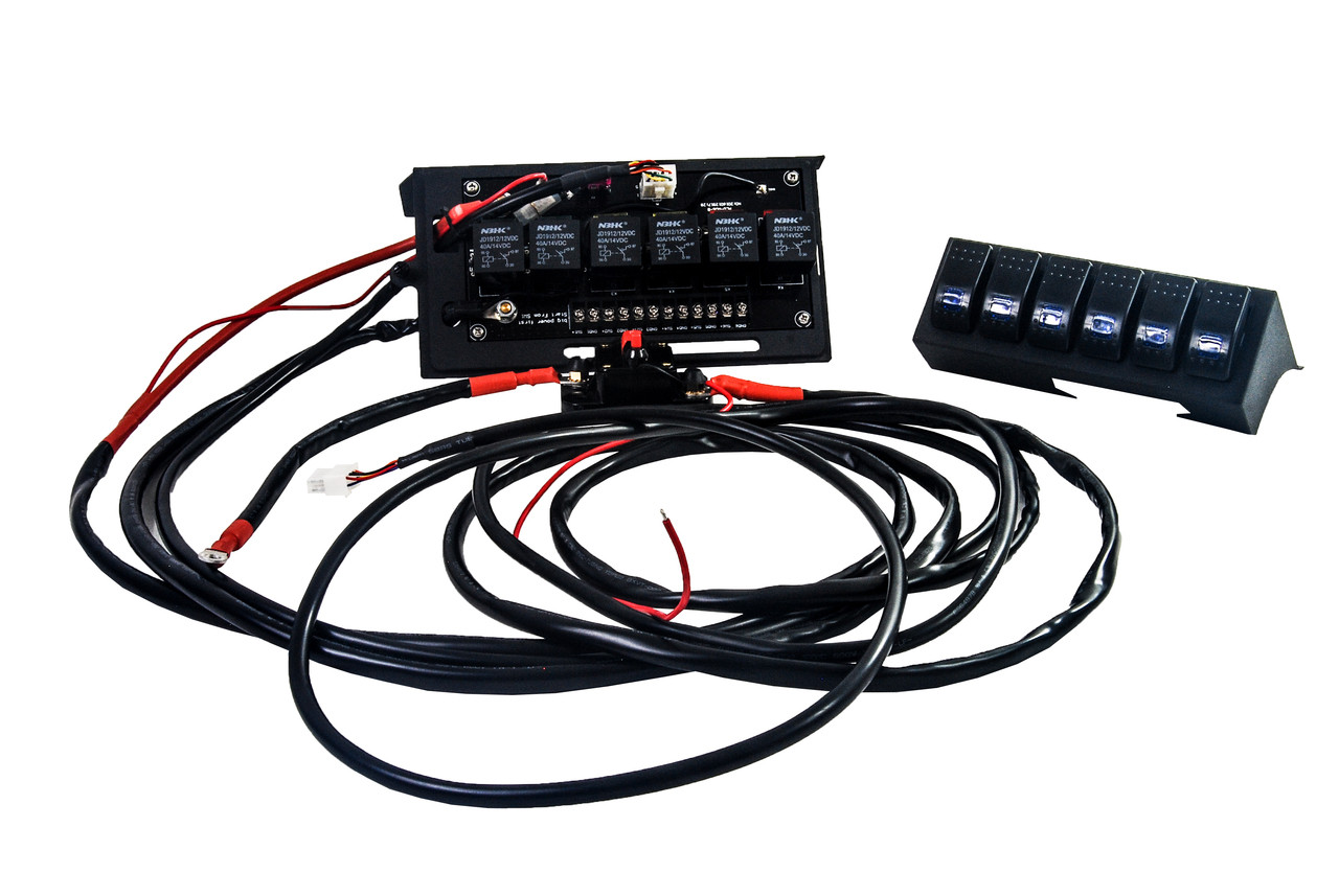 6 switch Light Auxiliary Controller System Jeep Wrangler JK JKU