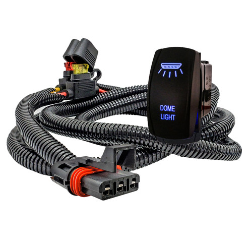 Pulse Power Bus Bar Plug & Play Wire Harness Kit with Dome Light