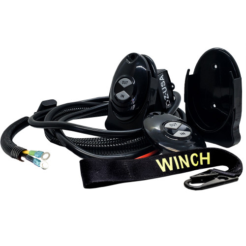 Wireless Winch Remote with Power Busbar Distribution Block Harness Compatible with 2018-2023 Can-Am Maverick X3 Max RS Turbo RR Sport Trail Defender