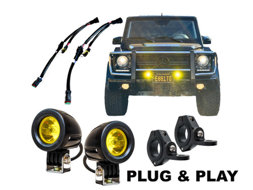 Led Fog Light for G Wagon | Fluorescent Yellow | Extremely Visible