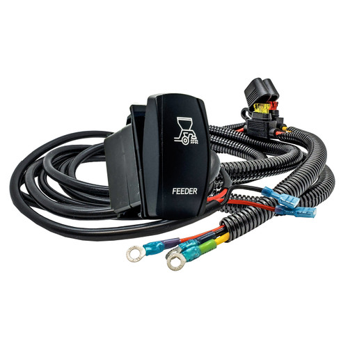 FEEDER On/Off Momentary Rocker Switch with Power Busbar Distribution Block Wiring Harness Kit Compatible with 2020-2026  Can-Am Maverick Trail/Sport Commander  Defender Series Models