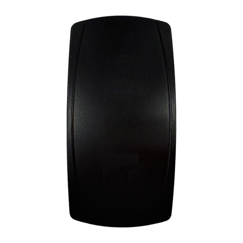 Blank On/Off Rocker Switch – Laser-Engravable  4-Pin 20A SPST Blue LED Backlit Waterproof 12V–48V