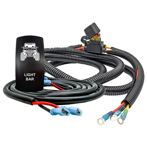 Plug-and-Play Power Distribution Block Wiring Harness with Laser