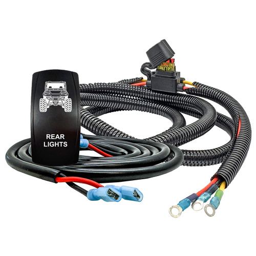 Plug-and-Play Power Distribution Block Wiring Harness with Laser