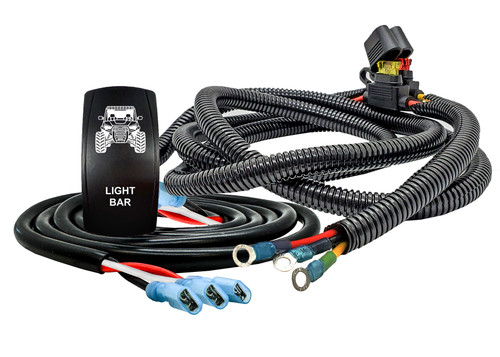 Plug-and-Play Power Distribution Block 3-Wire Harness with ROOF