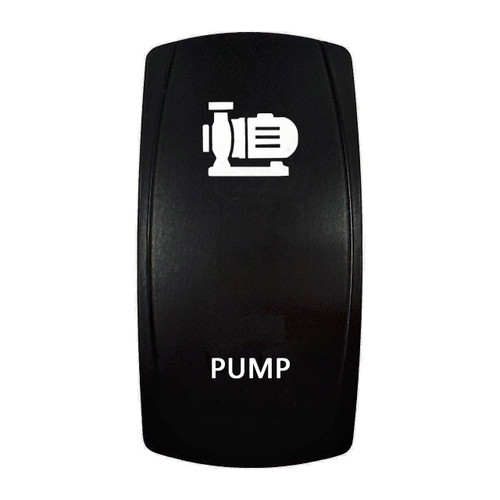 Switch Cover | PUMP | Standard Rocker Switch Size | Automotive, Boat, Utility