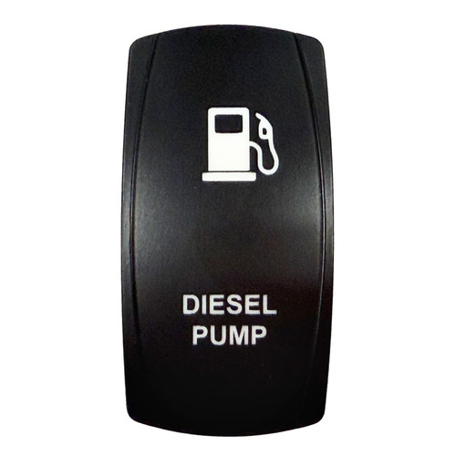 Switch Cover | DIESEL PUMP | Standard Rocker Switch Size | Automotive, Boat, Utility
