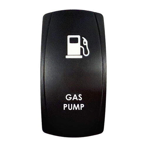 Switch Cover | GAS PUMP | Standard Rocker Switch Size | Automotive, Boat, Utility