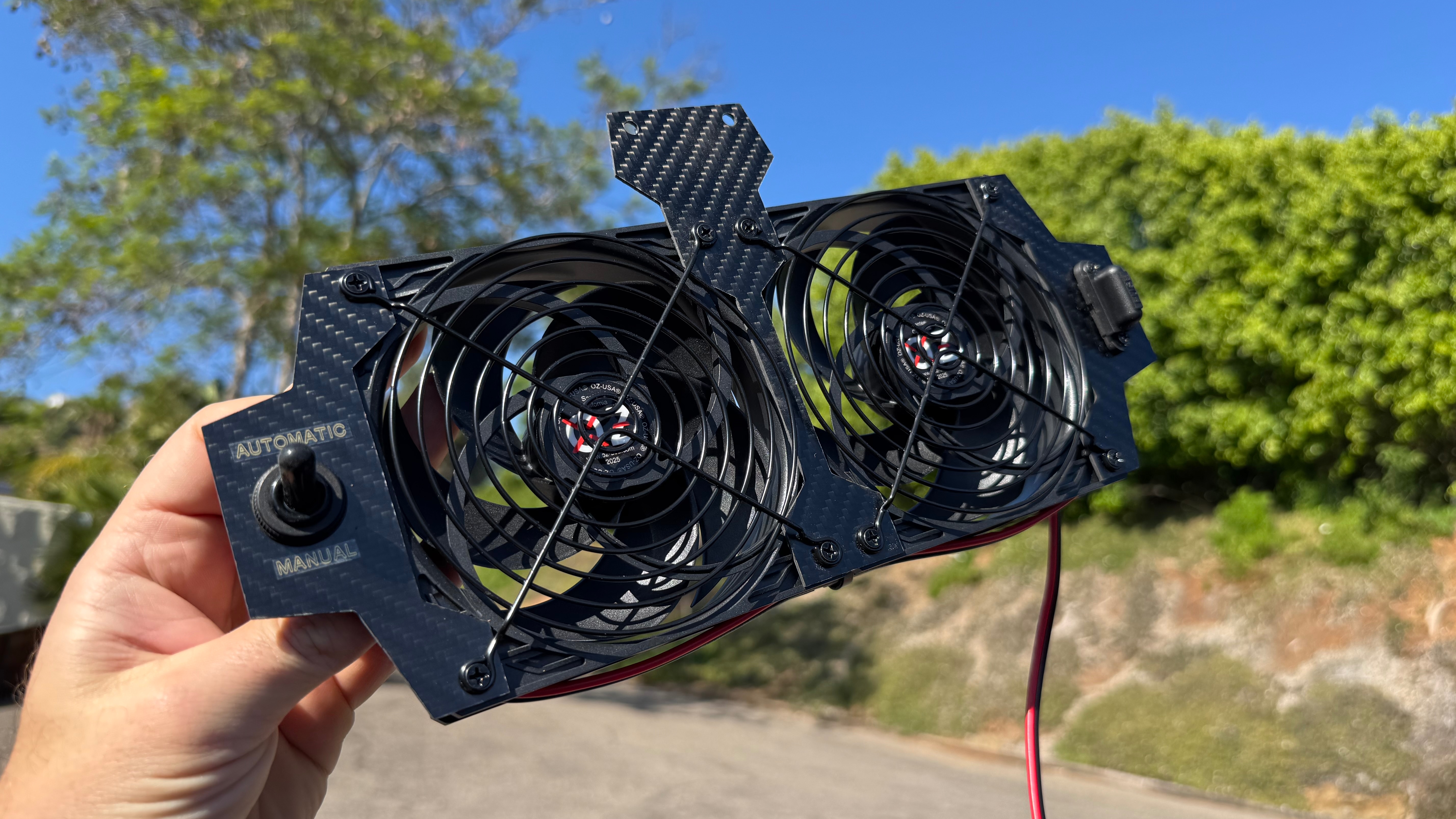 Automatic RV Fridge Cooling Fan Whisper Quiet 12v fits Dometic