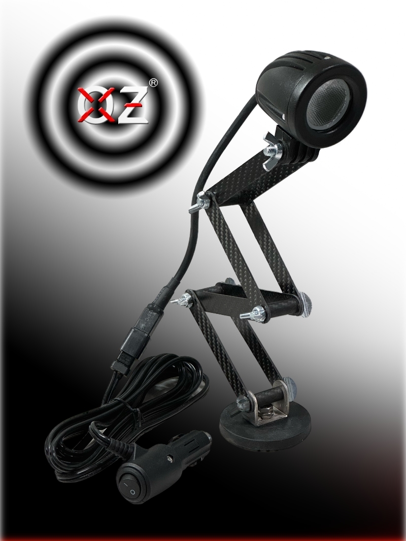 Carbon Fiber Articulating Arm LED Magnetic Work Light 12v 24v