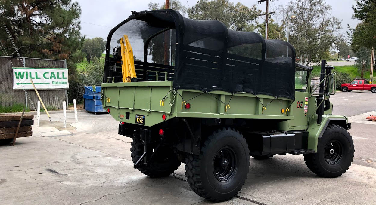 Our SEMA build 4x4 Monster truck Bobbed modified military M35a2 truck