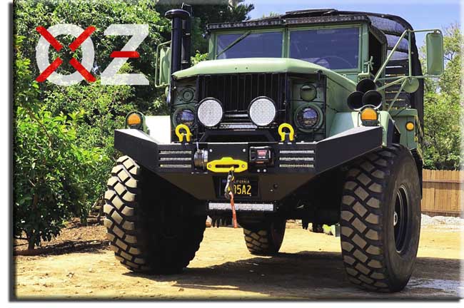 Pair Military LED Headlights 75W Plug & Play Black Bezel For Humvee HMMWV