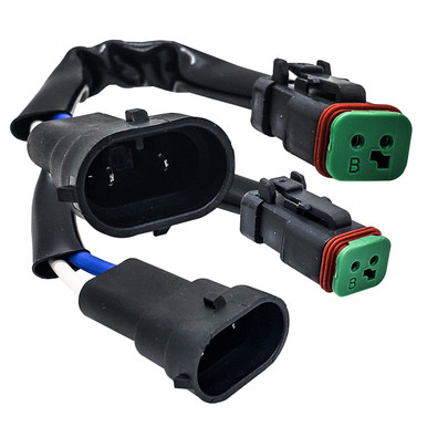 4Pcs 9005/9006/H10 Ceramic Bulb Socket Adapters - Wiring Harness For Headlight & Fog Light Installation