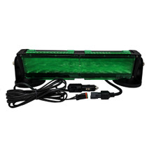 14" 4D Series Hunting LED Light Bar Green Lens Magnet Mount Brackets Lighter Plug Power Adapter for Off-road Truck UTV 