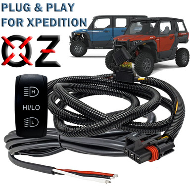 10ft. Pulse Power Bus Bar Plug Wire Harness Kit Hi/Lo 2-Position