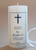Finial Cross Christian Memorial Candle